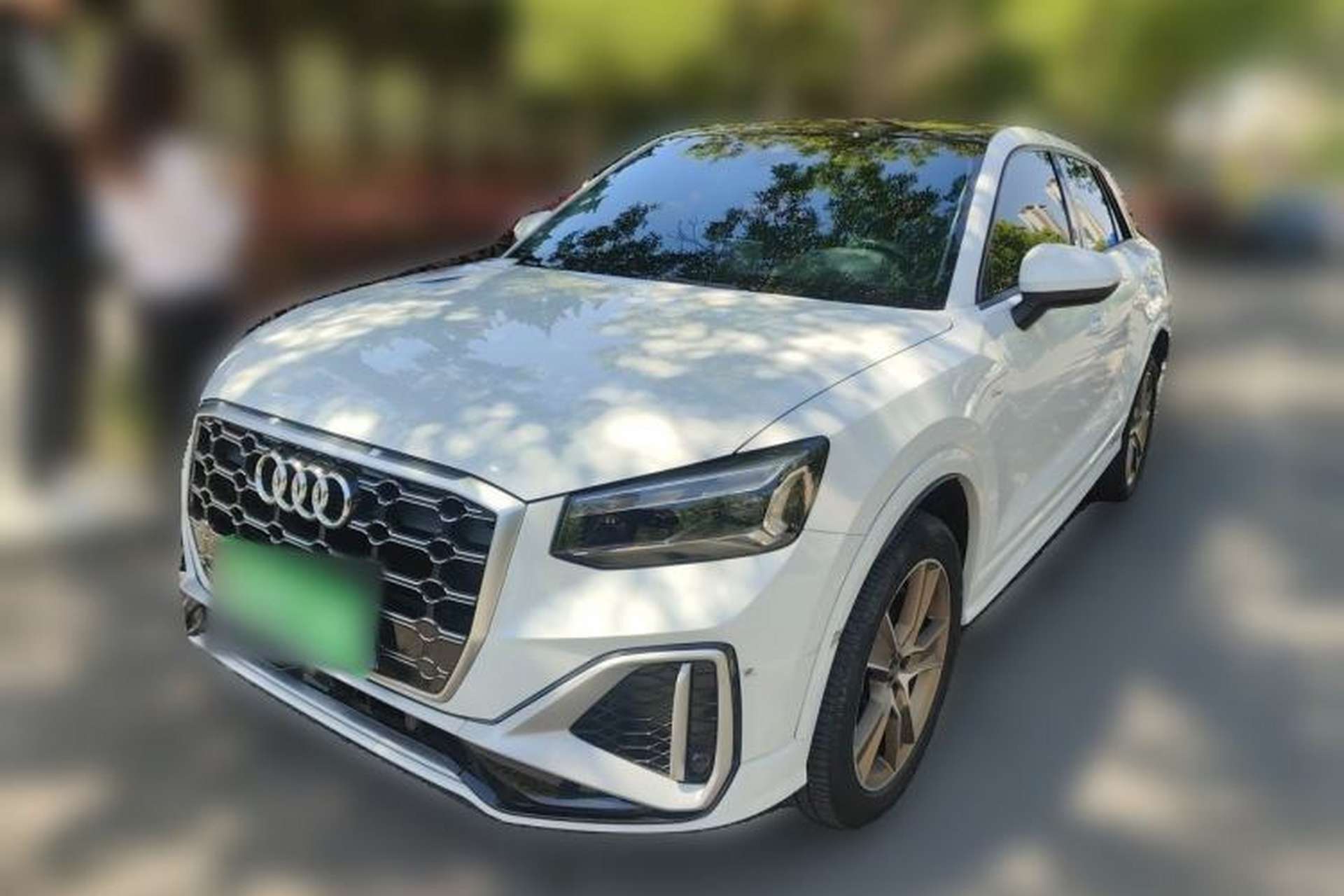 Used Audi Q2L 2022 35 TFSI Fashion Dynamic Model Front Left 45 Deg