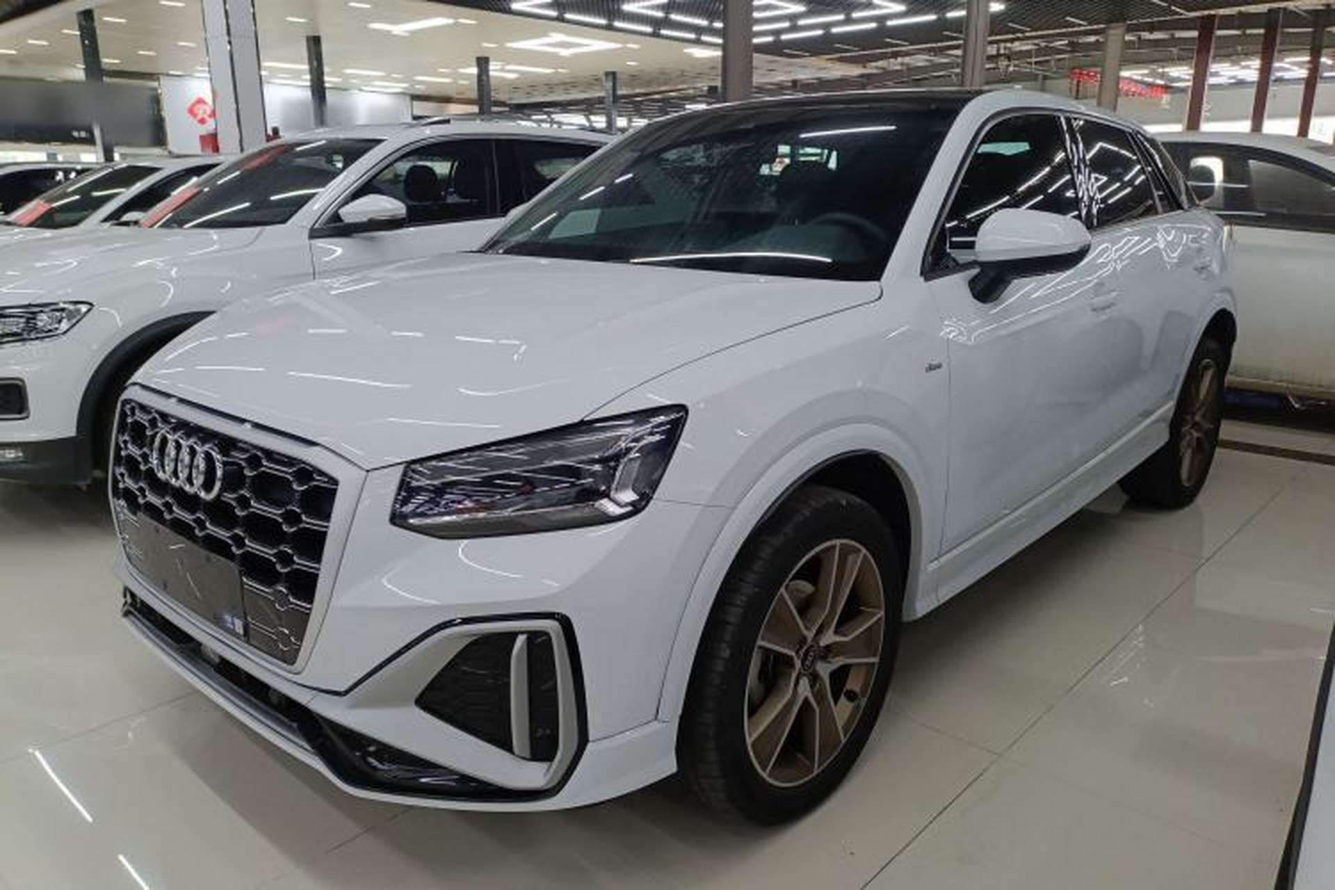 Used Audi Q2L 2022 35 TFSI Fashion Dynamic Model Front Left 45 Deg
