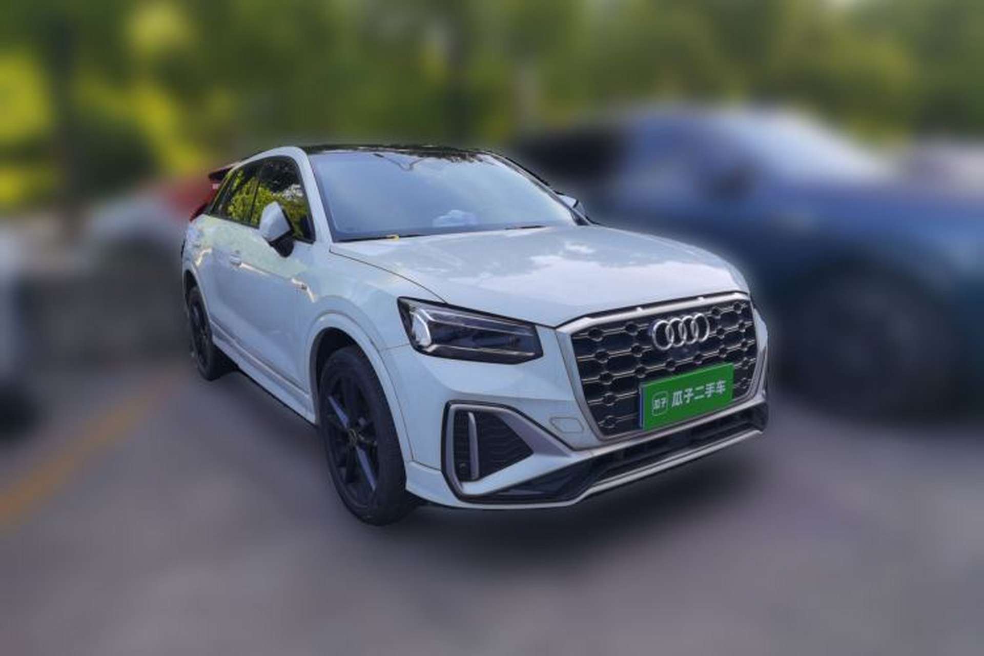 Used Audi Q2L 2022 35 TFSI Progressive Dynamic Edition Front Right 45 Deg