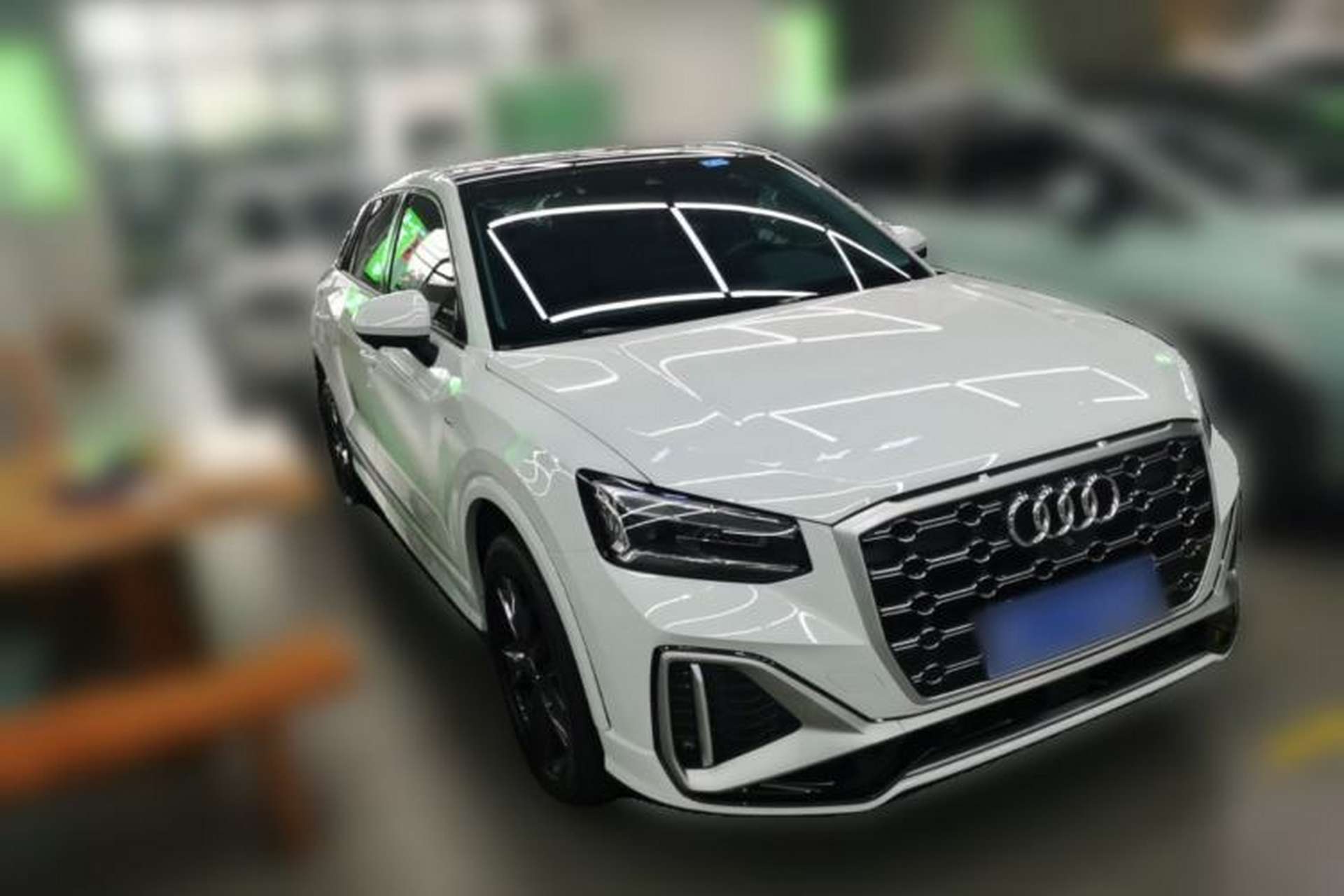 Used Audi Q2L 2022 35 TFSI Fashion Dynamic Model Front Right 45 Deg