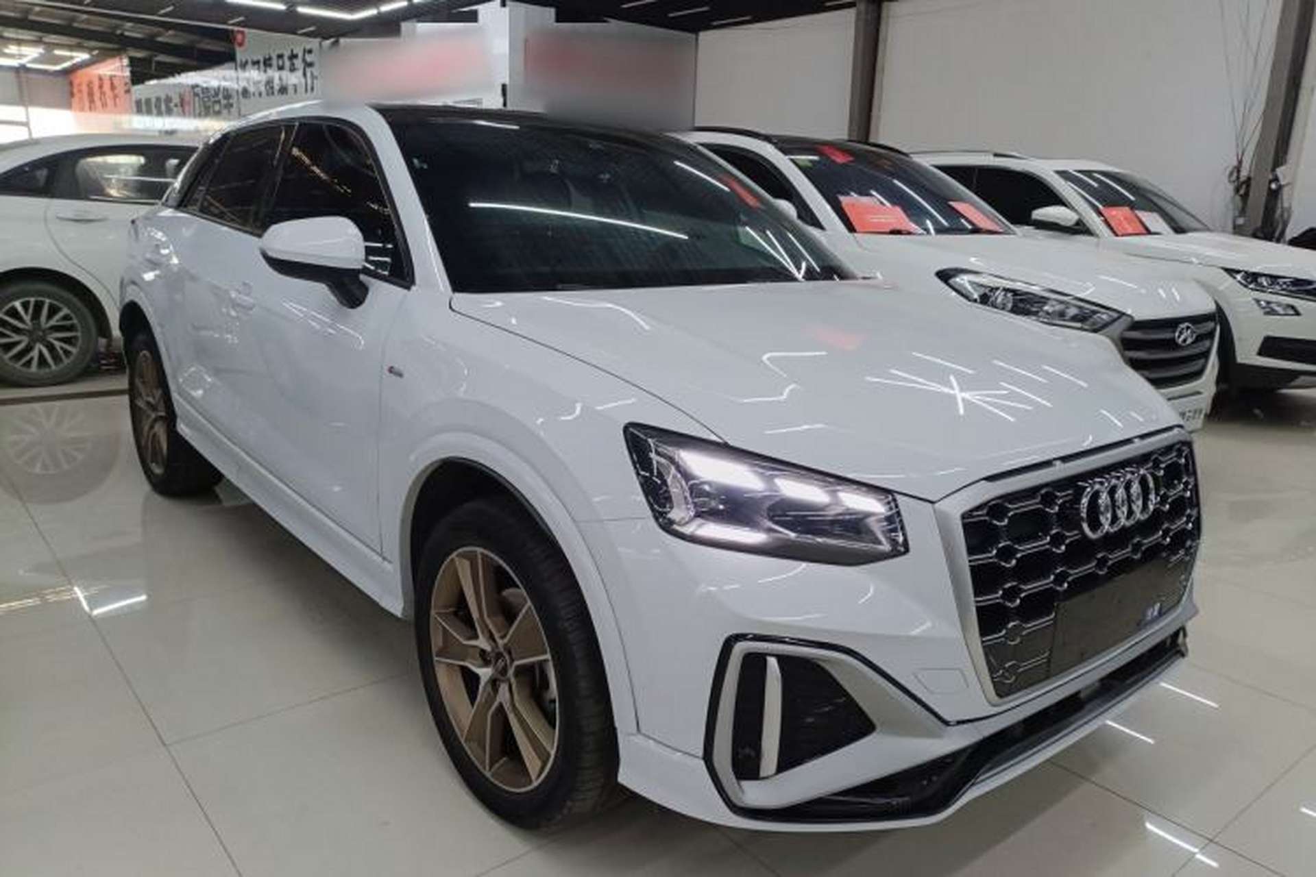 Used Audi Q2L 2022 35 TFSI Fashion Dynamic Model Front Right 45 Deg
