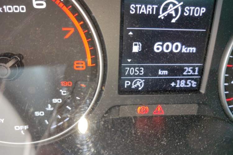 Used Audi Q2L 2022 35 TFSI Fashionable and Elegant Model Odometer Close Up
