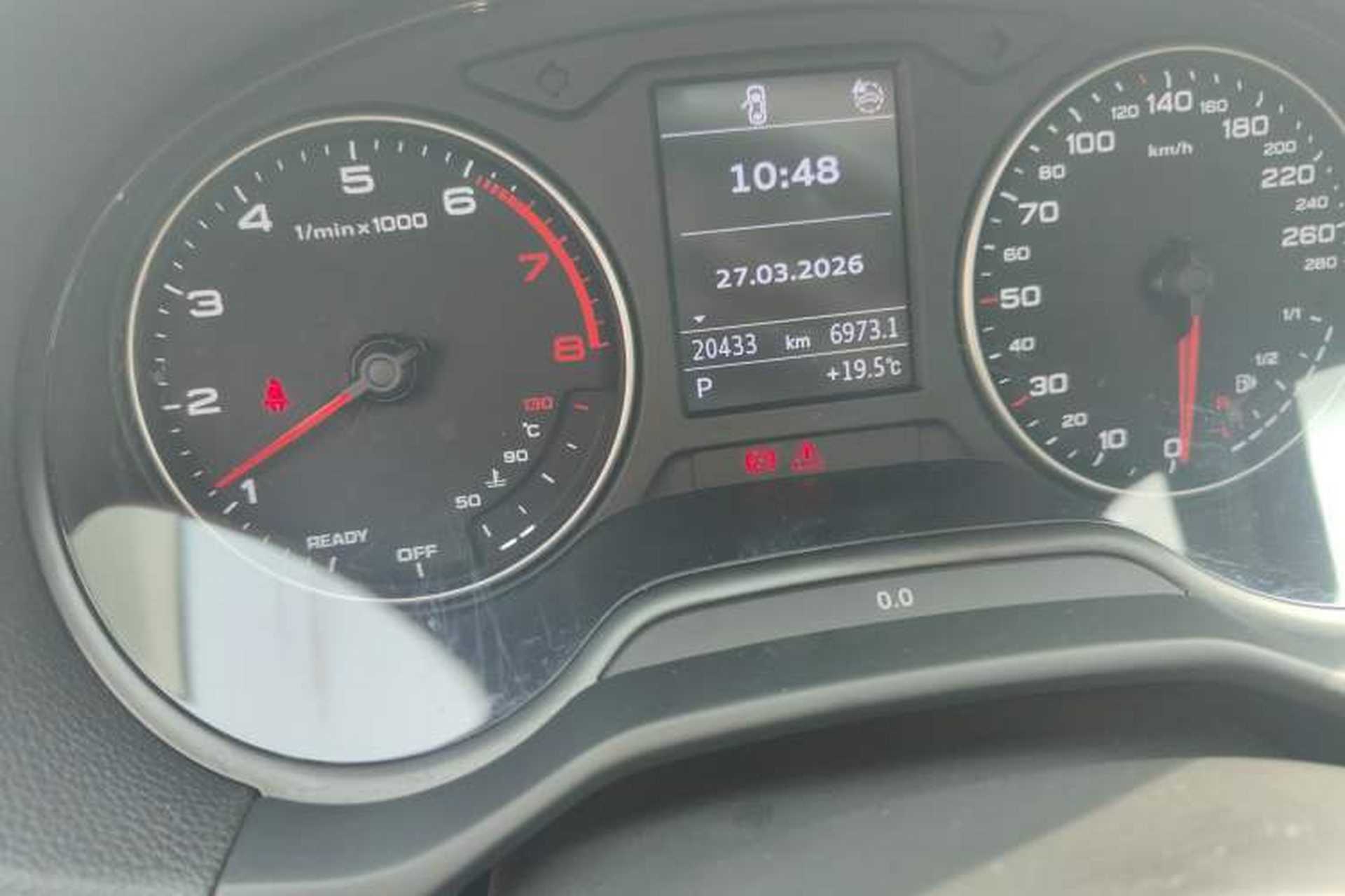 Used Audi Q2L 2022 35 TFSI Advanced Style Edition Odometer Close Up