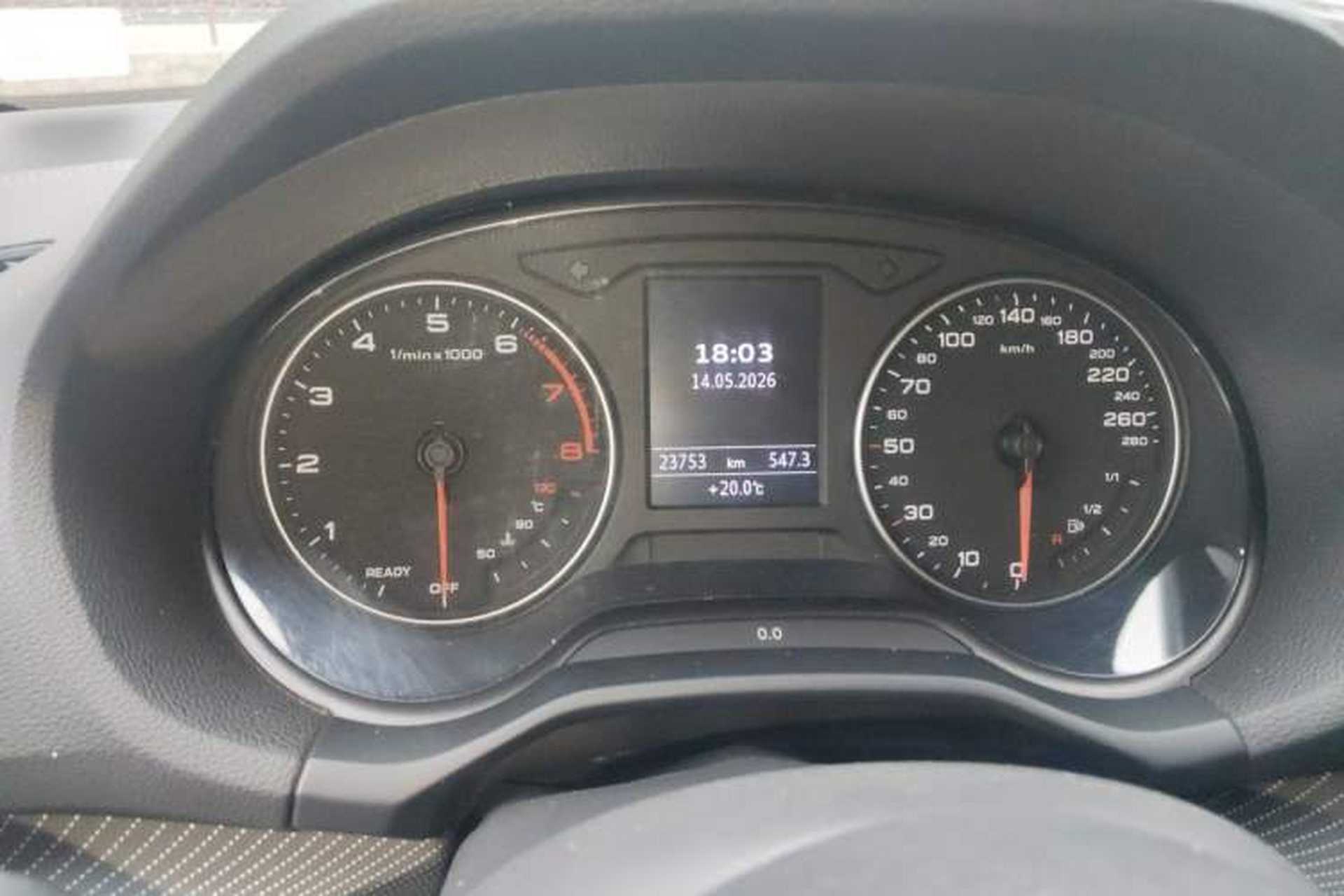 Used Audi Q2L 2022 35 TFSI Fashion Dynamic Model Odometer Close Up