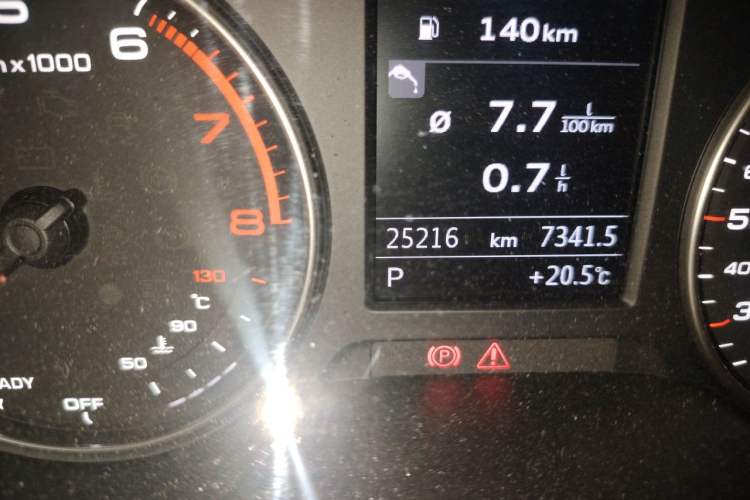 Used Audi Q2L 2022 35 TFSI Progressive Dynamic Edition Odometer Close Up