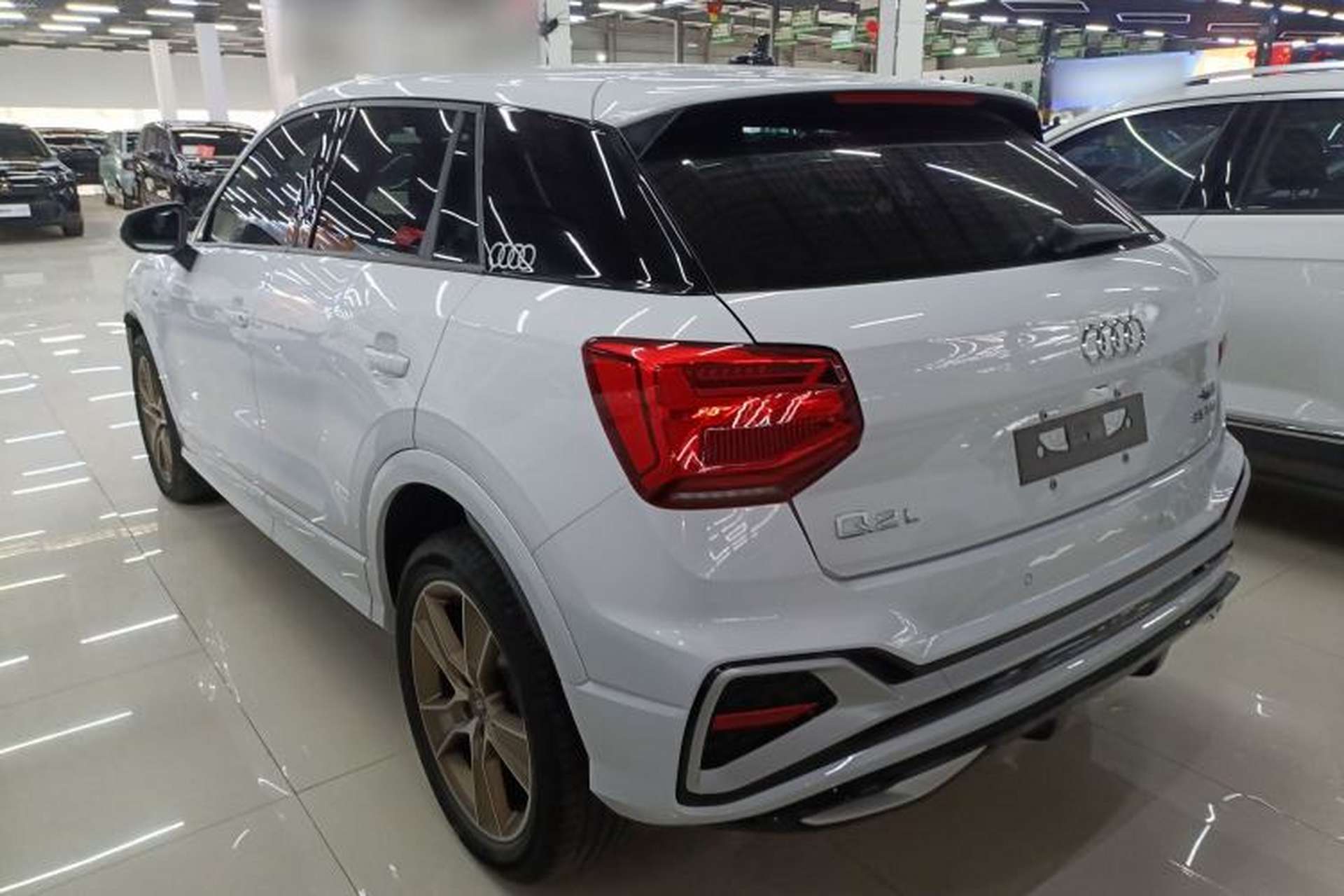 Used Audi Q2L 2022 35 TFSI Fashion Dynamic Model Rear Left 45 Deg