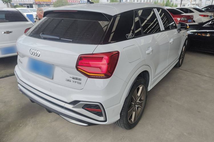 Used Audi Q2L 2022 35 TFSI Fashion Dynamic Model Rear Right 45 Deg