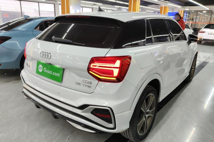 Used Audi Q2L 2022 35 TFSI Fashion Dynamic Model Rear Right 45 Deg