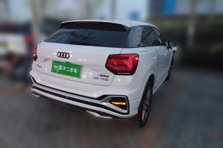 Used Audi Q2L 2022 35 TFSI Fashion Dynamic Model Rear Right 45 Deg