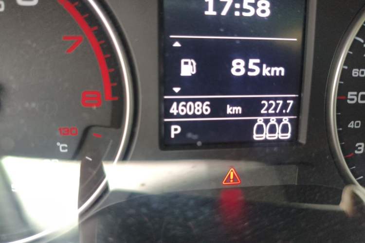 Used Audi Q2L 2023 35TFSI Fashion Dynamic Model Odometer Close Up