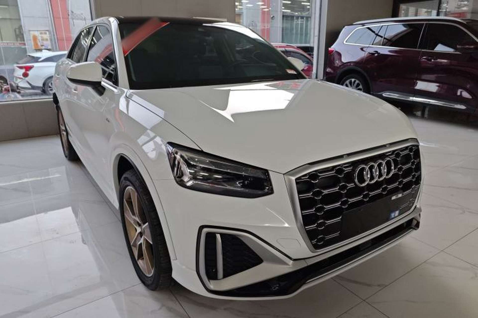 Used Audi Q2L 2023 35TFSI Fashion Dynamic Model Front Right 45 Deg