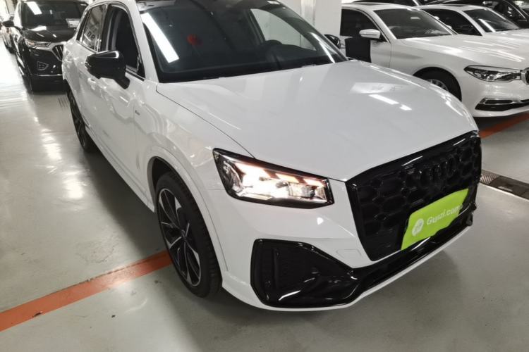 Used Audi Q2L 2023 35TFSI Luxury Dynamic Model Front Right 45 Deg