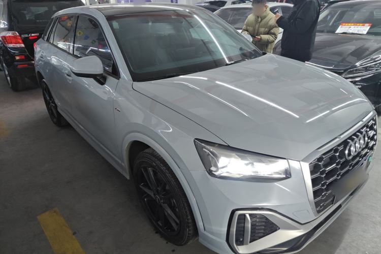 Used Audi Q2L 2024 35TFSI Ambition Dynamic Edition Front Right 45 Deg