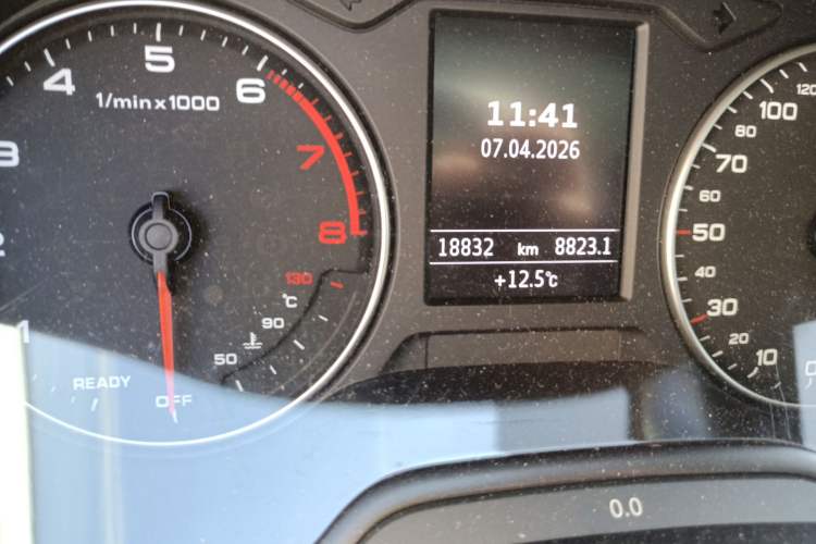 Used Audi Q2L 2024 35TFSI Fashionable and Dynamic Edition Odometer Close Up
