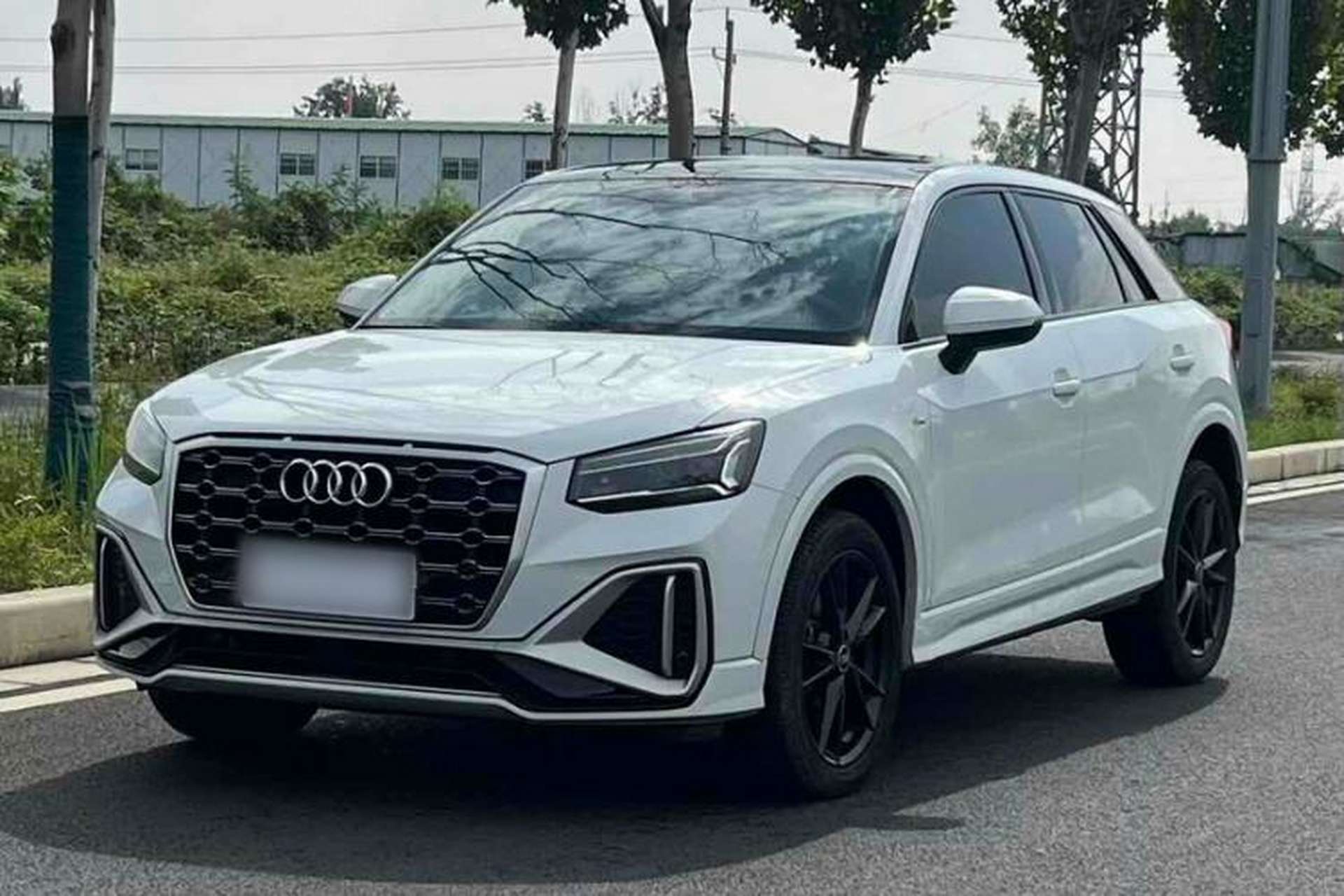 Used Audi Q2L 2024 35TFSI Ambition Dynamic Edition Front Left 45 Deg