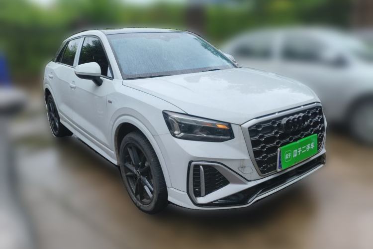 Used Audi Q2L 2024 35TFSI Ambition Dynamic Edition Front Right 45 Deg