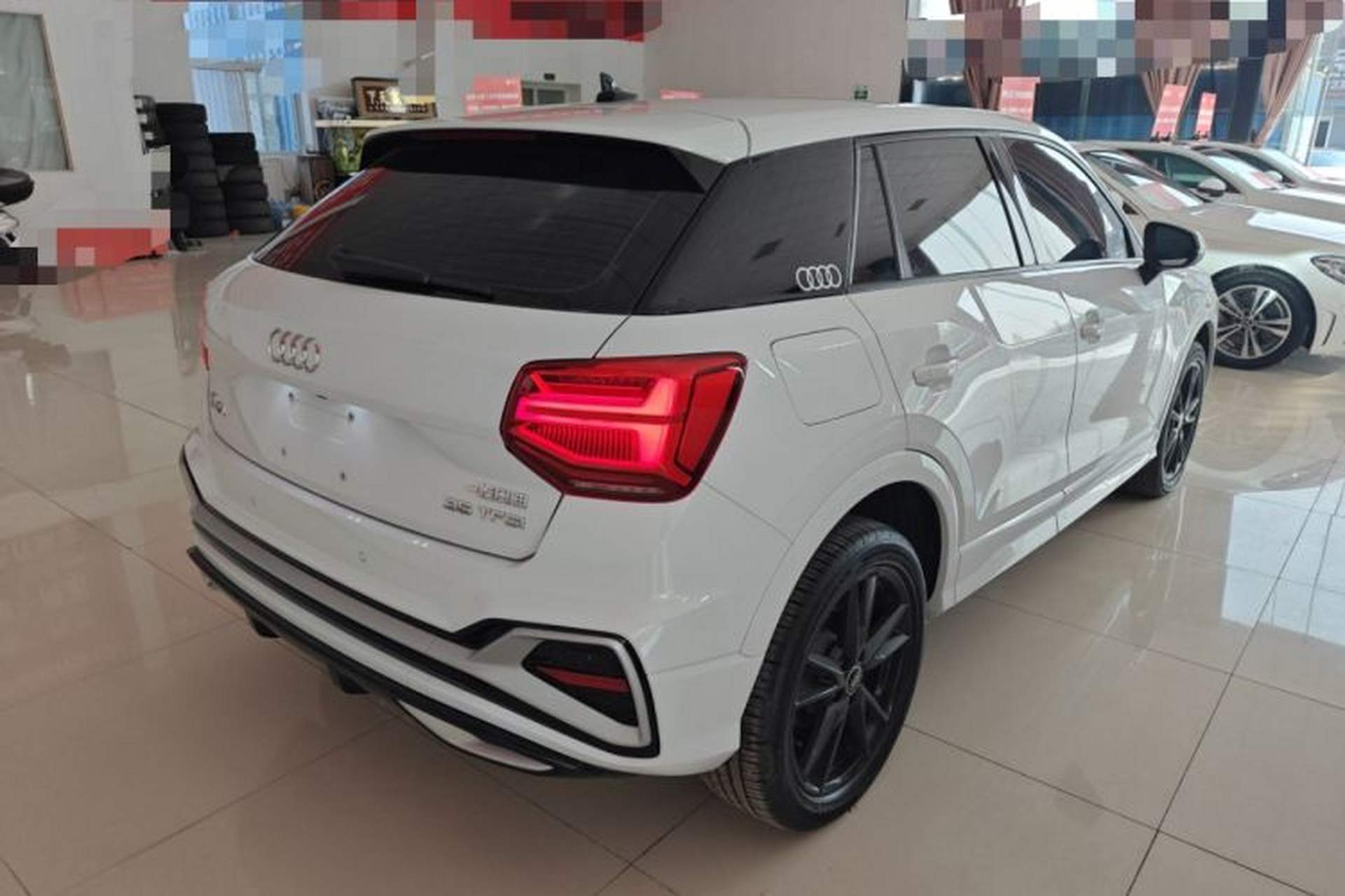 Used Audi Q2L 2024 35TFSI Ambition Dynamic Edition Rear Right 45 Deg