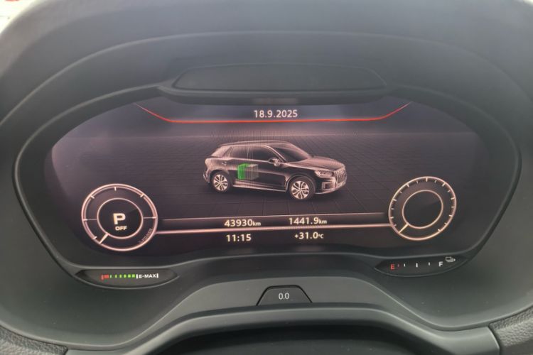 Used Audi Q2L e-tron 2019 Q2L e-tron Pure Electric Smart Enjoyment Model Odometer Close Up
