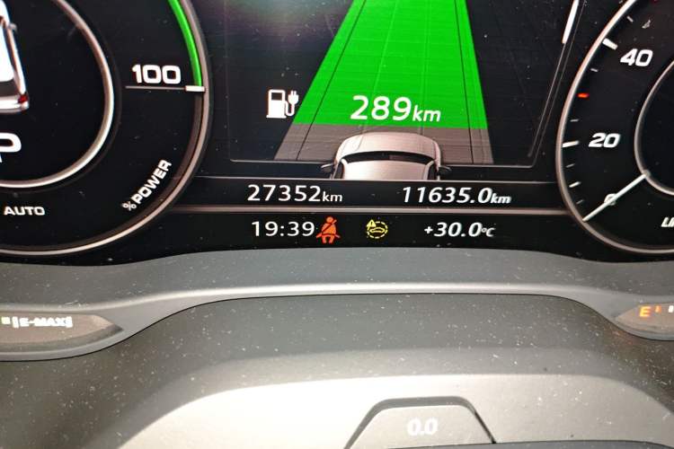 Used Audi Q2L e-tron 2022 Q2L e-tron Pure Electric Smart Enjoyment Model Odometer Close Up