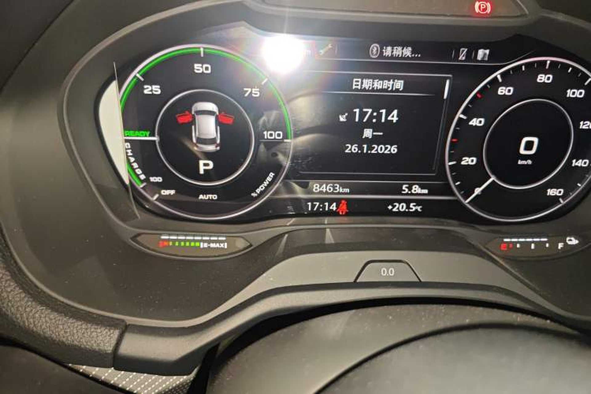 Used Audi Q2L e-tron 2019 Q2L e-tron Pure Electric Smart Enjoyment Model Odometer Close Up