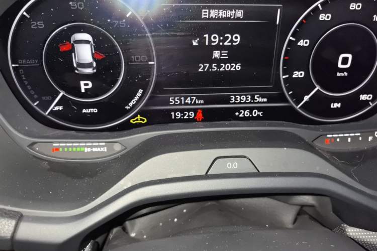 Used Audi Q2L e-tron 2019 Q2L e-tron Pure Electric Smart Enjoyment Model Odometer Close Up