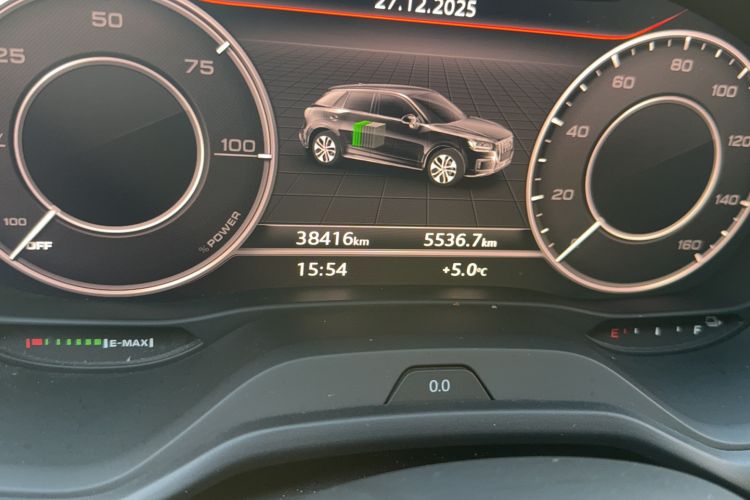 Used Audi Q2L e-tron 2019 Q2L e-tron Pure Electric Smart Enjoyment Model Odometer Close Up