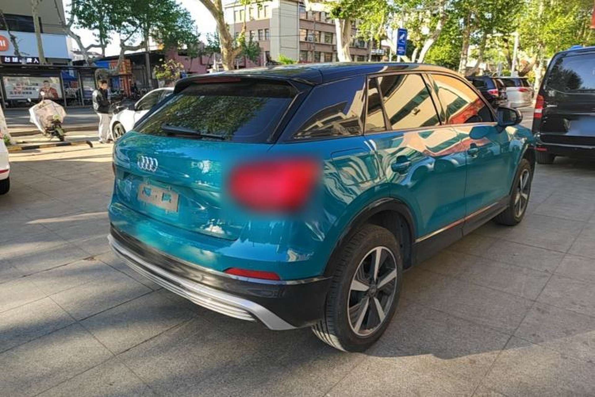 Used Audi Q2L e-tron 2019 Q2L e-tron Pure Electric Smart Style Rear Right 45 Deg