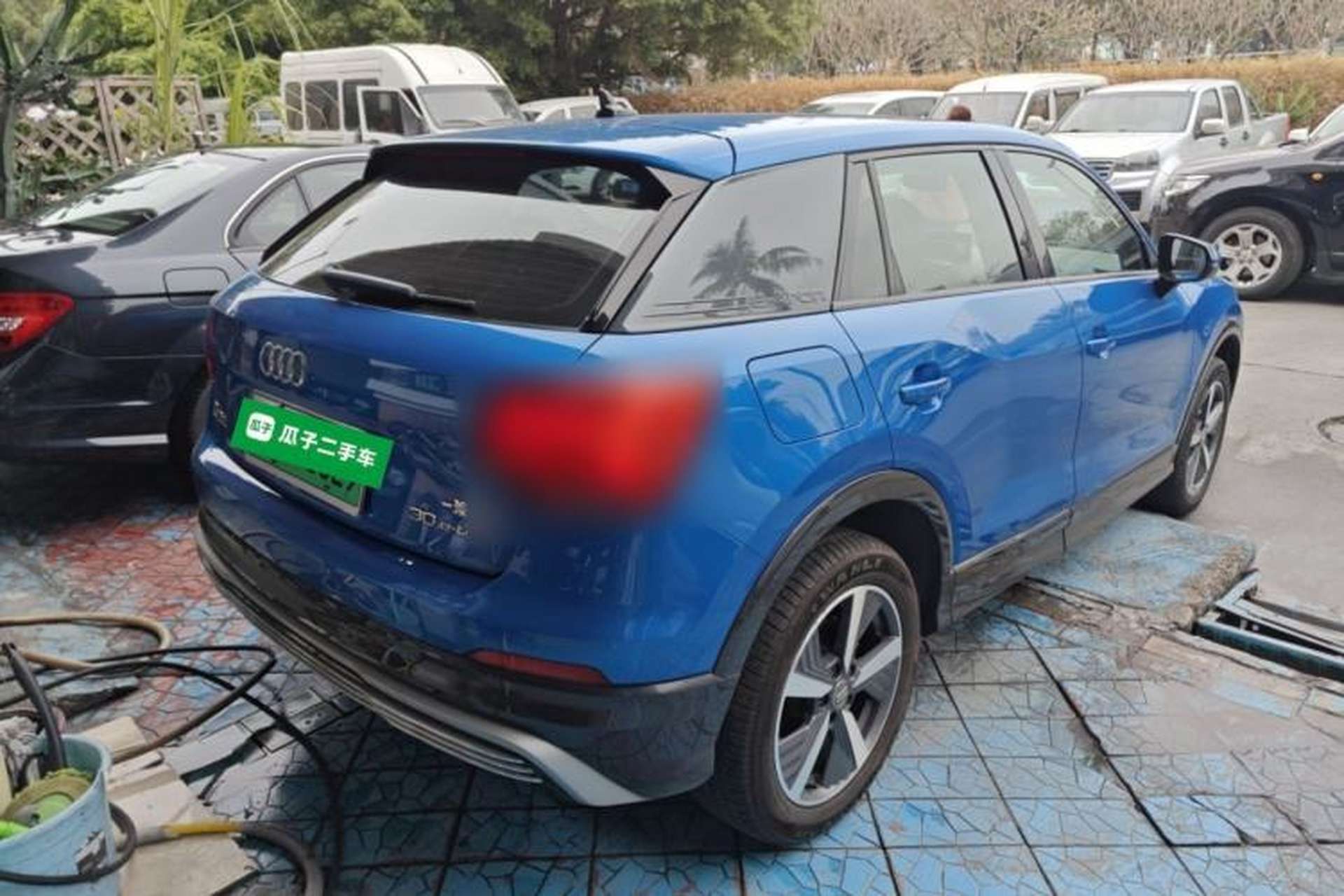 Used Audi Q2L e-tron 2019 Q2L e-tron Pure Electric Smart Enjoyment Model Rear Right 45 Deg