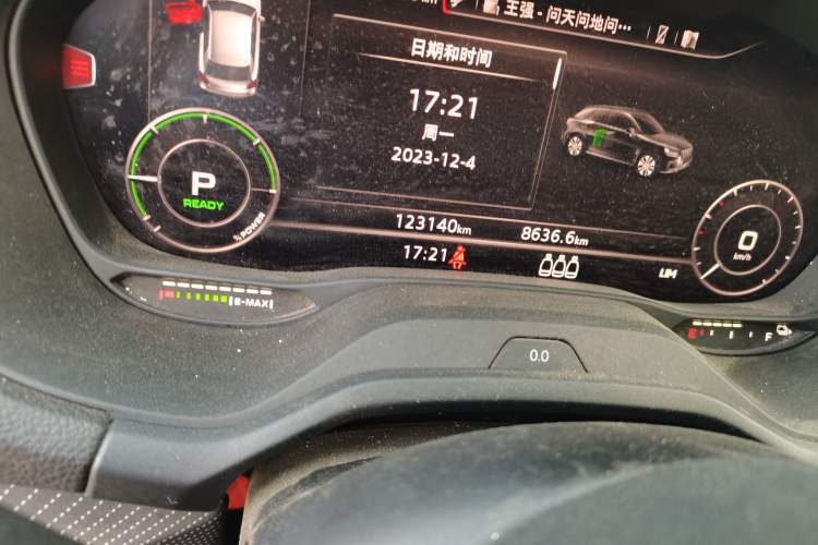 Used Audi Q2L e-tron 2019 Q2L e-tron Pure Electric Smart Enjoyment Model Odometer Close Up