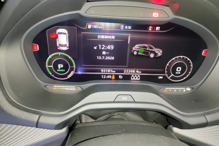 Used Audi Q2L e-tron 2019 Q2L e-tron Pure Electric Smart Enjoyment Model Odometer Close Up
