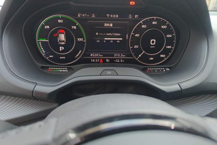 Used Audi Q2L e-tron 2019 Q2L e-tron Pure Electric Smart Enjoyment Model Odometer Close Up