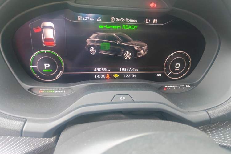 Used Audi Q2L e-tron 2019 Q2L e-tron Pure Electric Smart Enjoyment Model Odometer Close Up