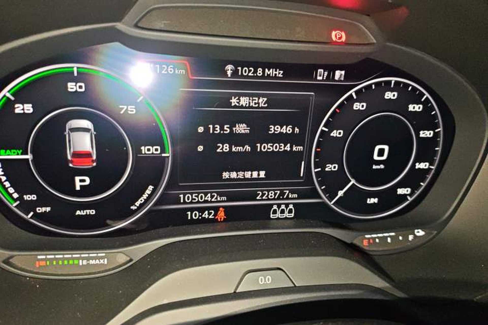 Used Audi Q2L e-tron 2019 Q2L e-tron Pure Electric Smart Style Odometer Close Up