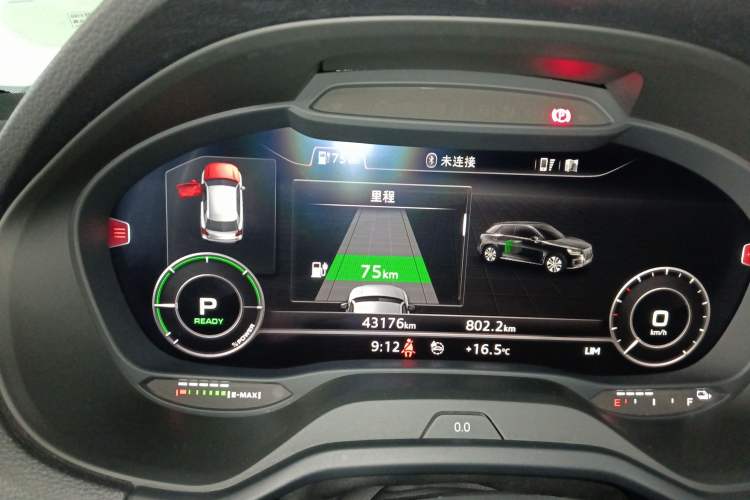 Used Audi Q2L e-tron 2019 Q2L e-tron Pure Electric Smart Enjoyment Model Instrument Cluster