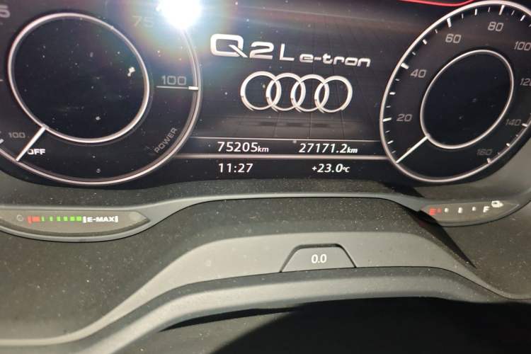 Used Audi Q2L e-tron 2019 Q2L e-tron Pure Electric Smart Style Odometer Close Up