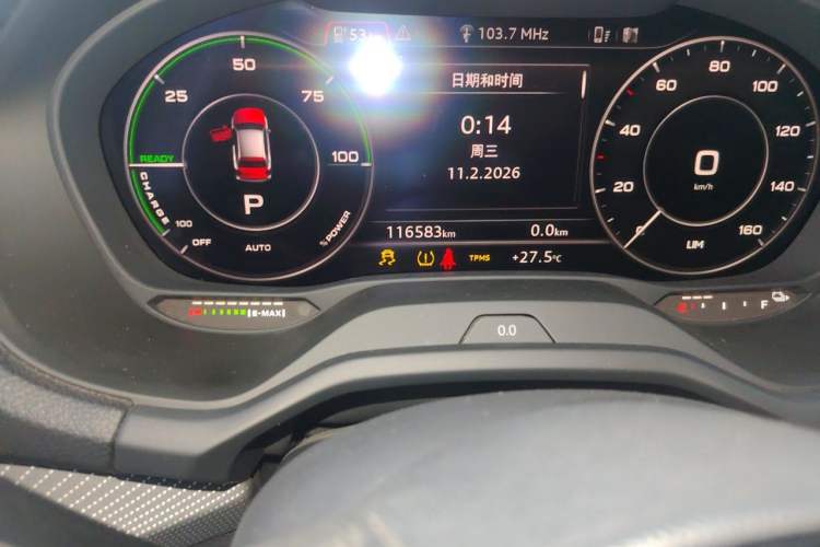 Used Audi Q2L e-tron 2019 Q2L e-tron Pure Electric Smart Enjoyment Model Odometer Close Up