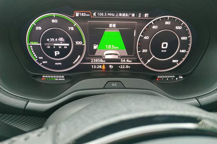Used Audi Q2L e-tron 2019 Q2L e-tron Pure Electric Smart Enjoyment Model Odometer Close Up