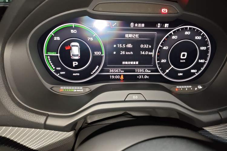 Used Audi Q2L e-tron 2019 Q2L e-tron Pure Electric Smart Style Odometer Close Up