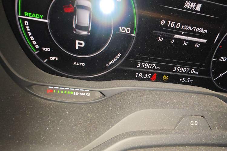 Used Audi Q2L e-tron 2022 Q2L e-tron Pure Electric Smart Enjoyment Model Odometer Close Up