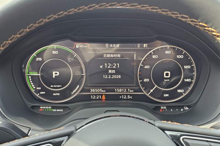 Used Audi Q2L e-tron 2022 Q2L e-tron Pure Electric Smart Enjoyment Model Odometer Close Up