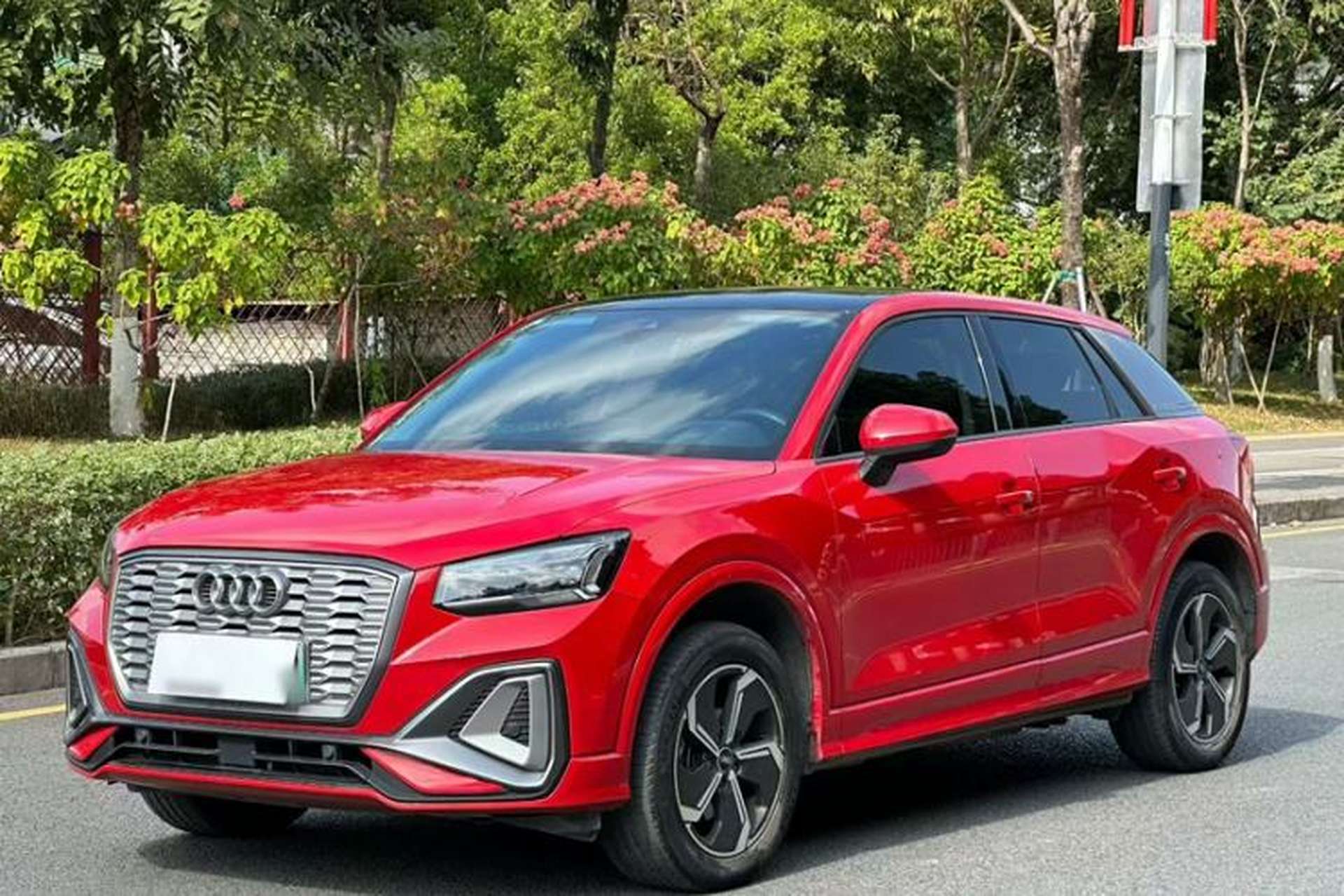 Used Audi Q2L e-tron 2022 Q2L e-tron Pure Electric Smart Enjoyment Model Front Left 45 Deg