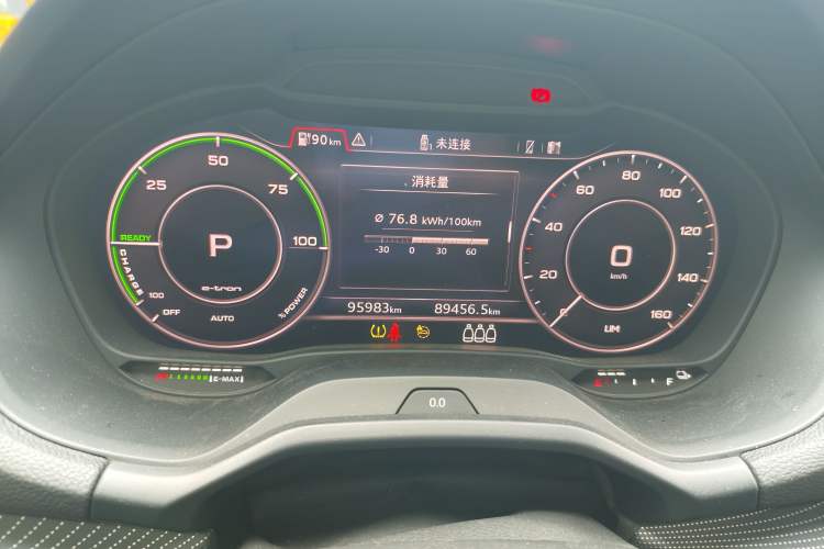 Used Audi Q2L e-tron 2022 Q2L e-tron Pure Electric Smart Enjoyment Model Odometer Close Up