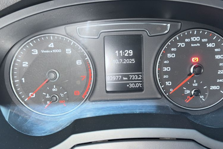 Used Audi Q3 2016 30 TFSI Fashion Model Odometer Close Up