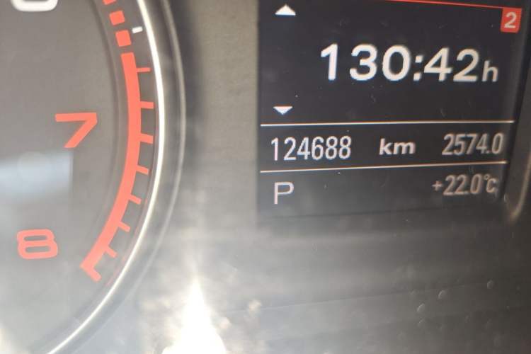 Used Audi Q3 2012 40 TFSI quattro Sport Edition Odometer Close Up