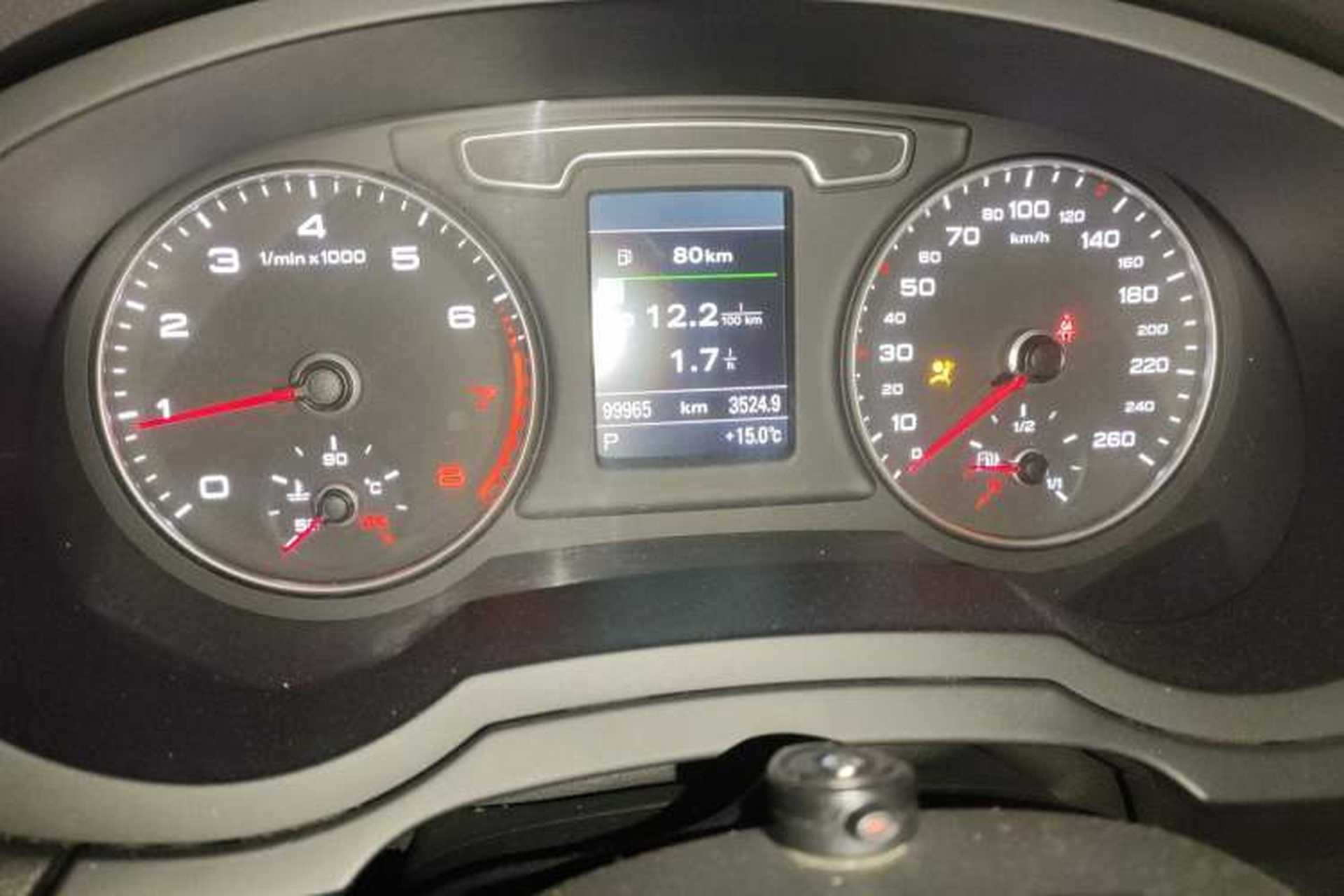 Used Audi Q3 2013 35 TFSI quattro Technology Edition Odometer Close Up