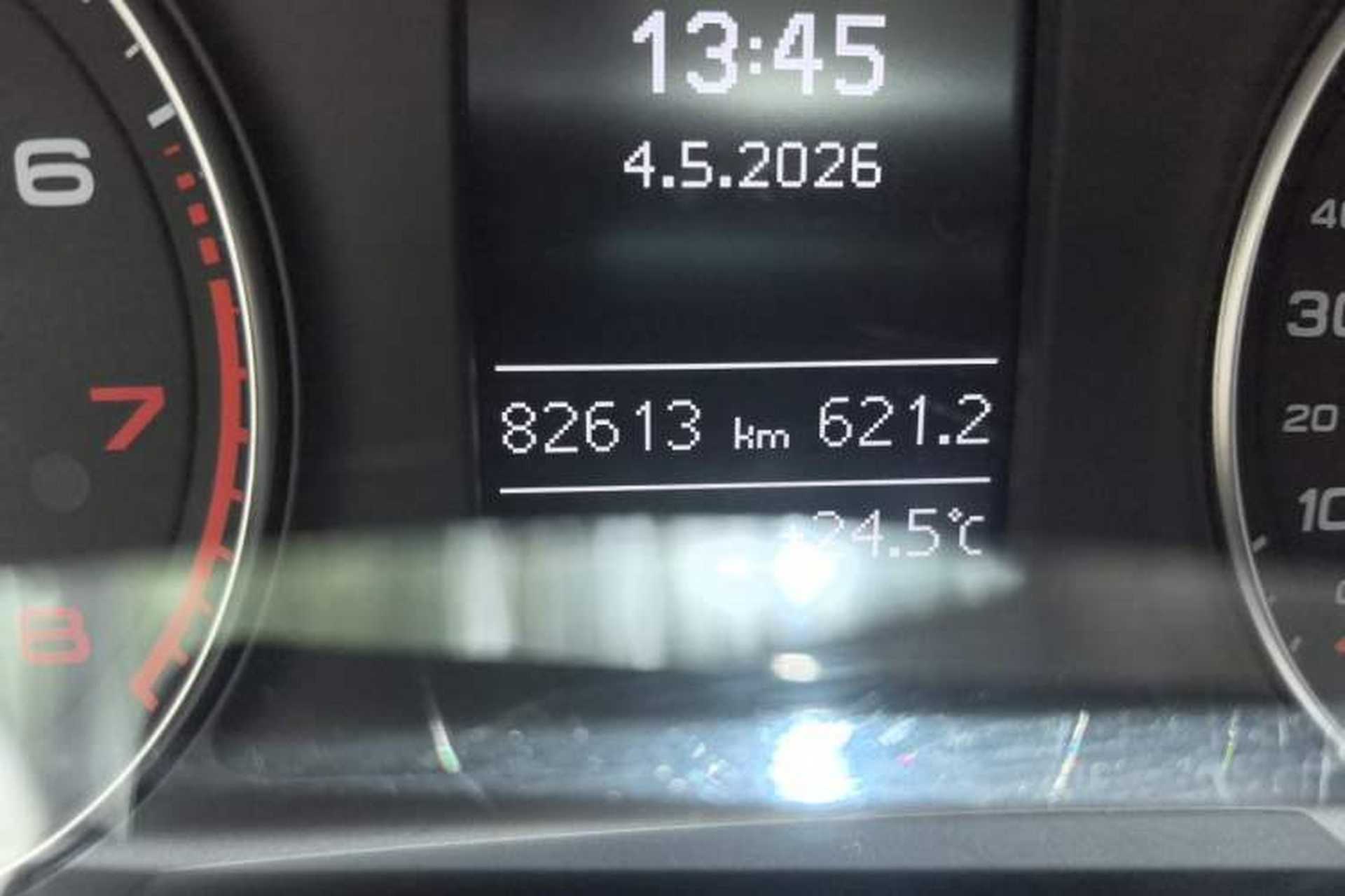 Used Audi Q3 2013 35 TFSI Ambition Edition Odometer Close Up