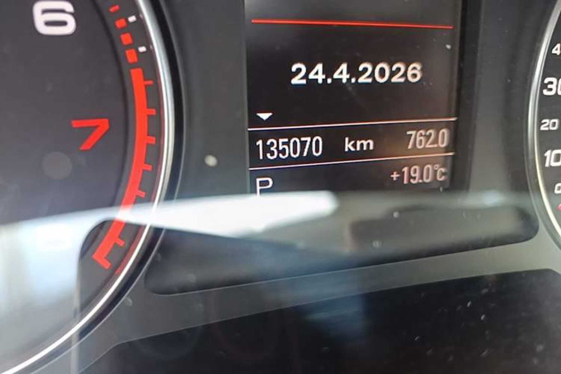 Used Audi Q3 2013 35 TFSI quattro Technology Edition Odometer Close Up