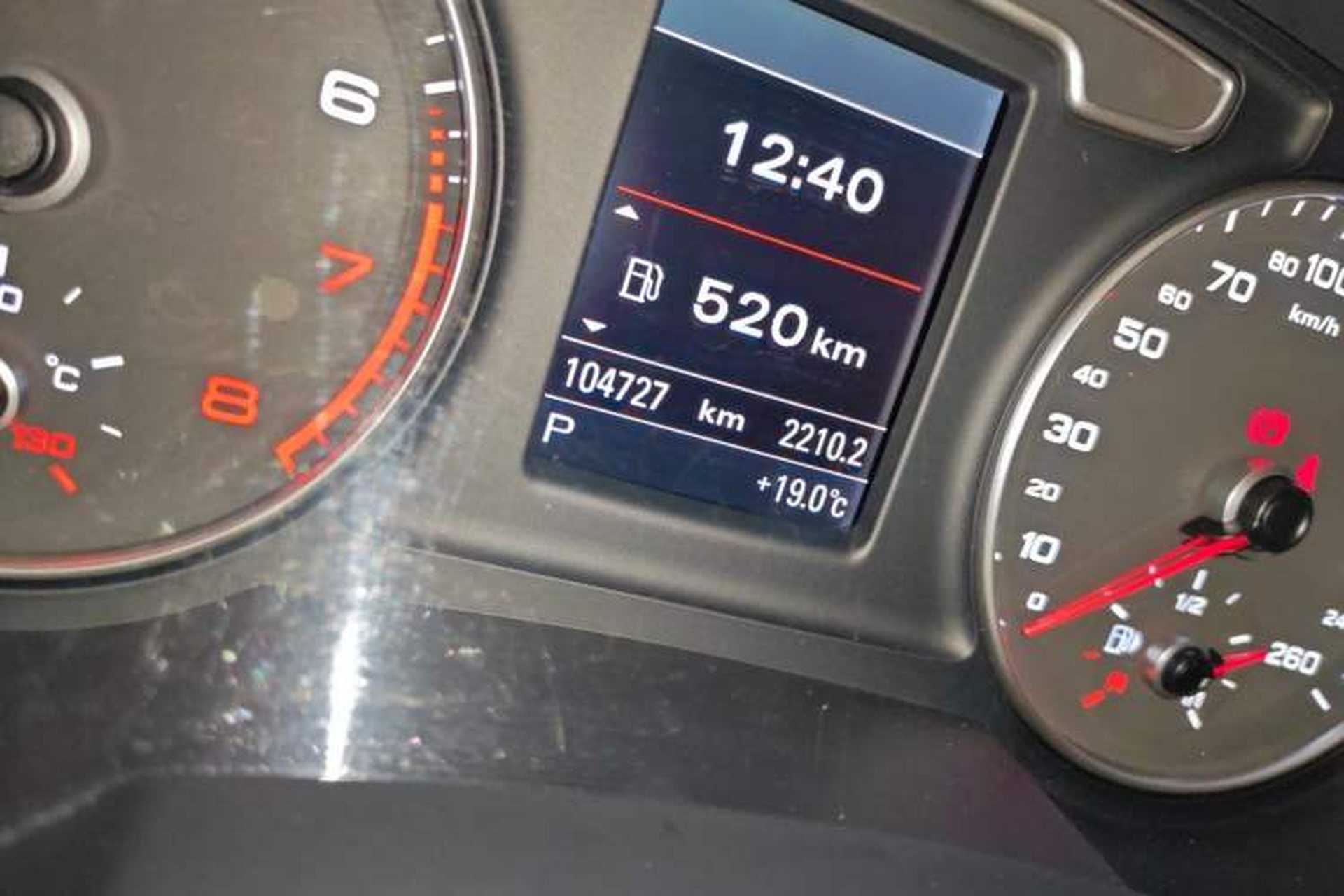 Used Audi Q3 2013 35 TFSI quattro Technology Edition Odometer Close Up