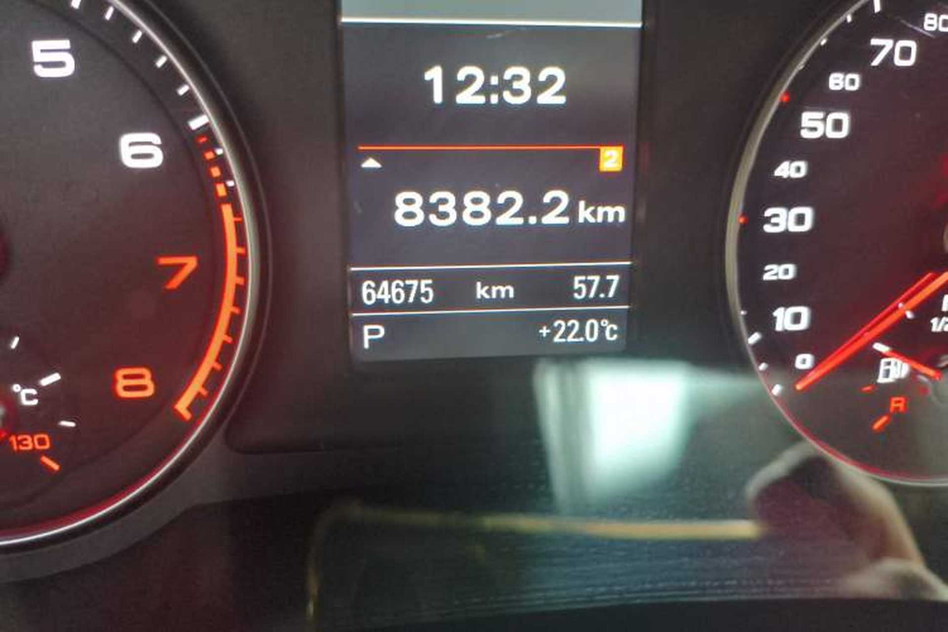 Used Audi Q3 2015 35 TFSI quattro Technology Edition Odometer Close Up