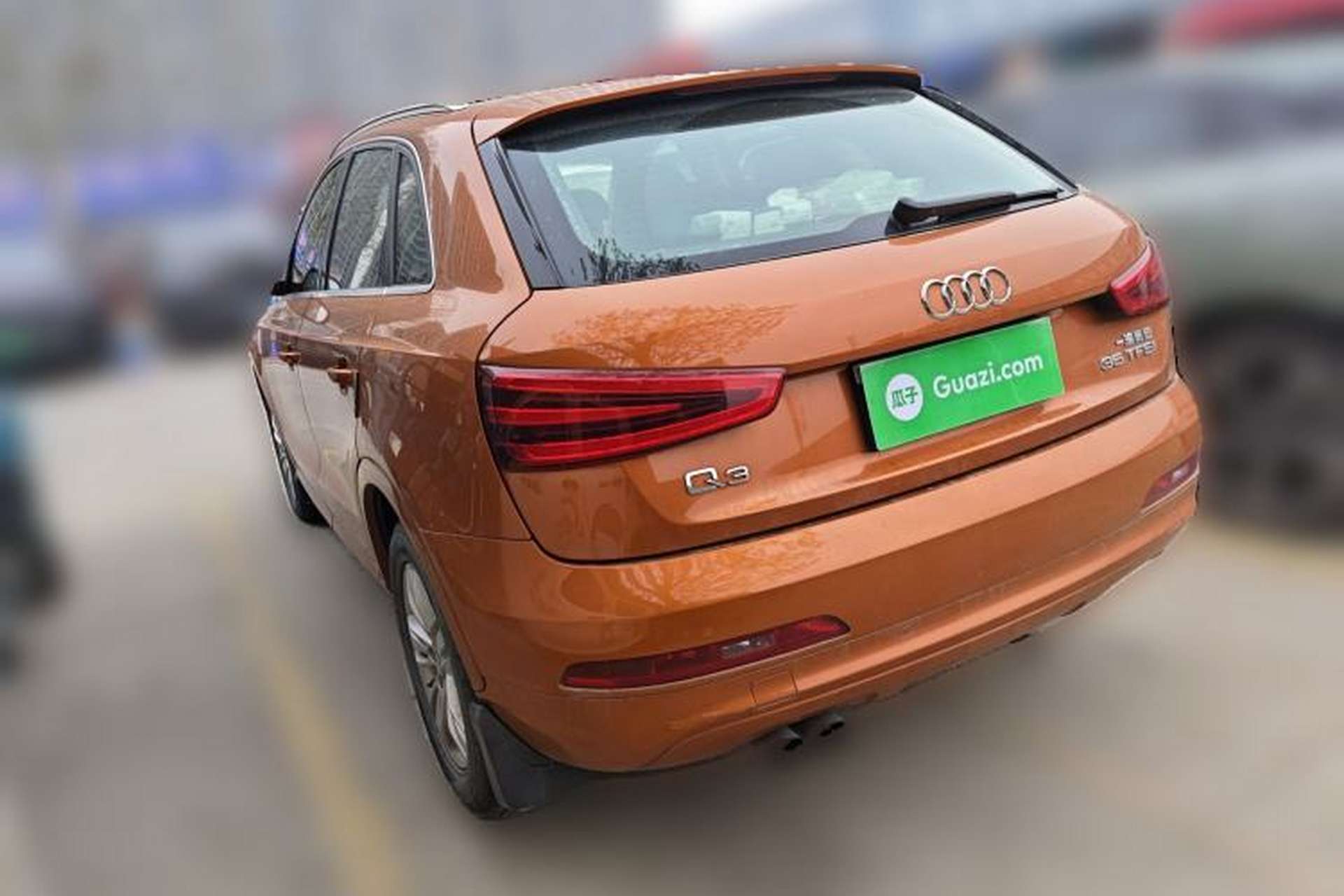 Used Audi Q3 2015 35 TFSI Comfort Model Rear Left 45 Deg
